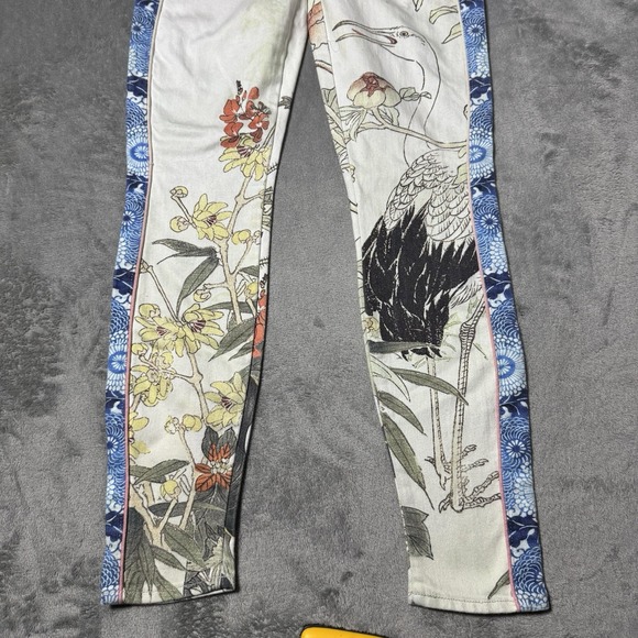 Mother Denim Colorblock Looker‎ in The Scent of Sake Size 26 RARE - Picture 2 of 14